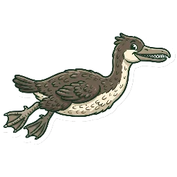 Cartoon of Baptornis
