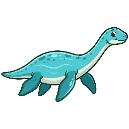 Cartoon of Colymbosaurus