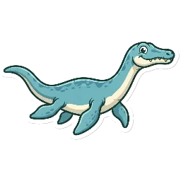 Cartoon of Cymatosaurus