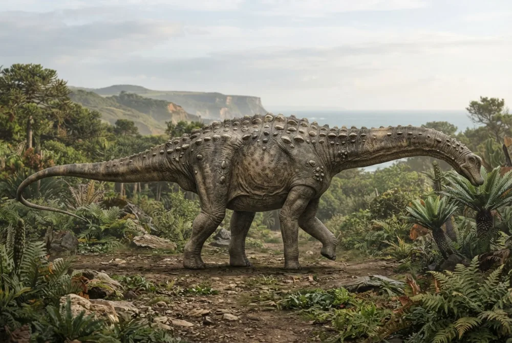 Ampelosaurus, image générée par IA