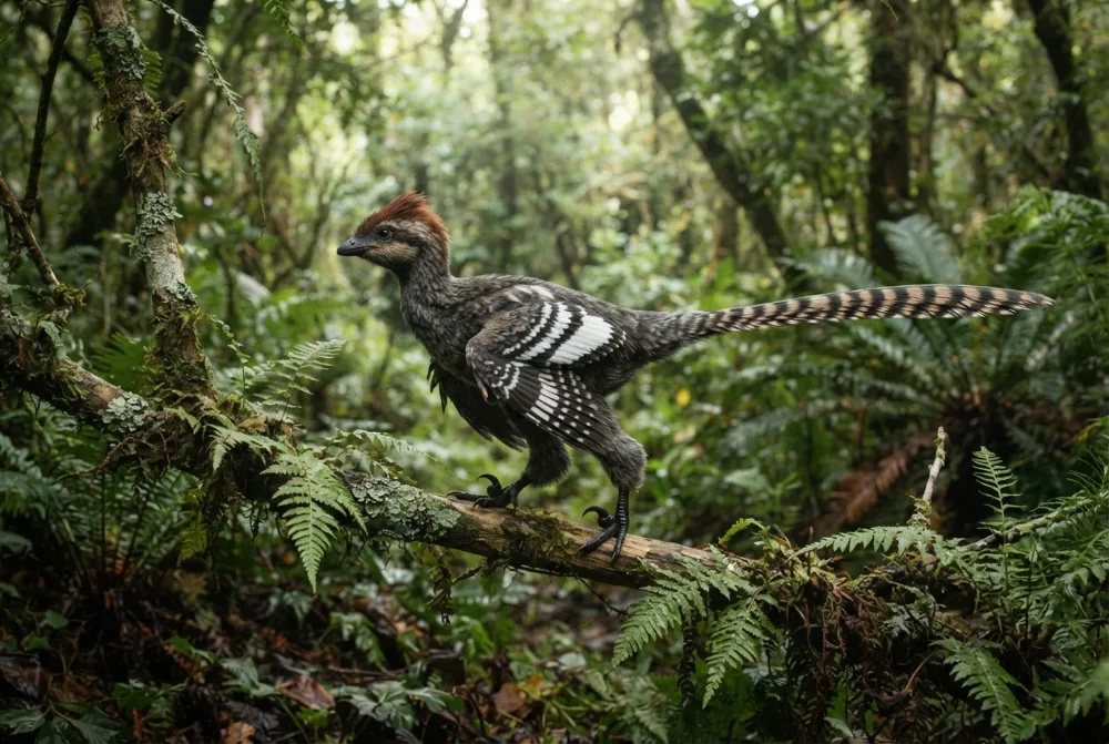 Anchiornis, image générée par IA