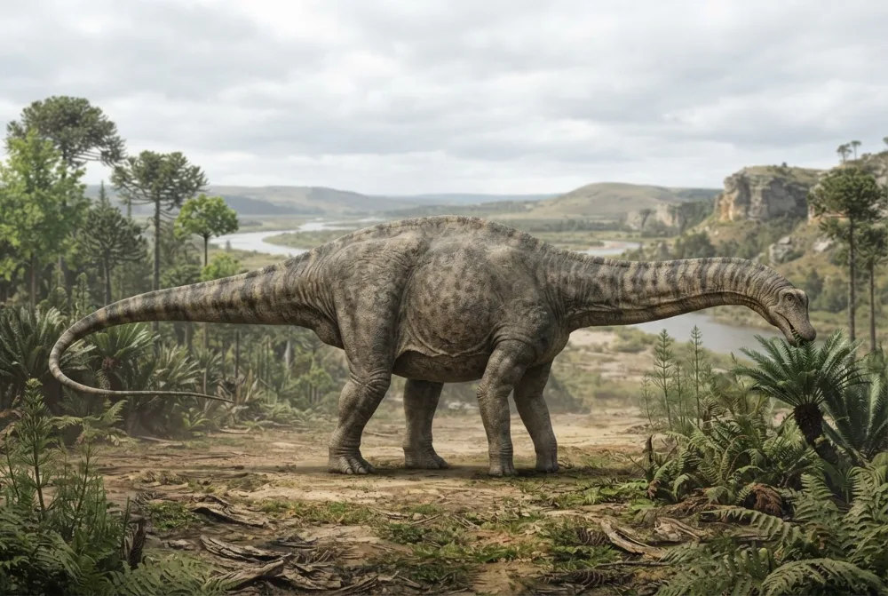 Apatosaurus, tehisaru joonistatud