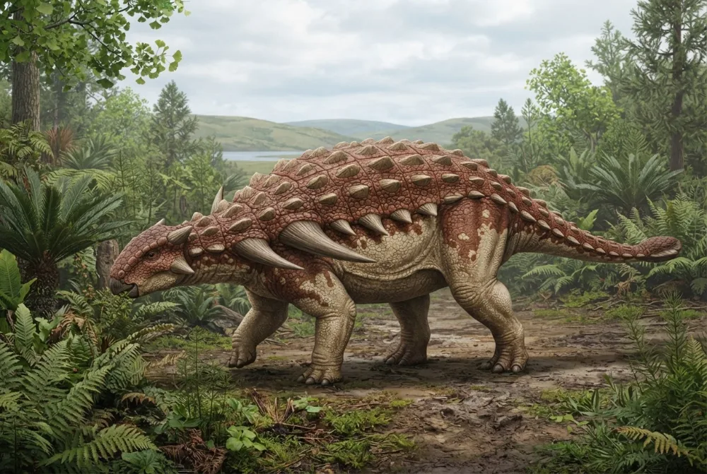 Εικόνα του Borealopelta φτιαγμένη με AI