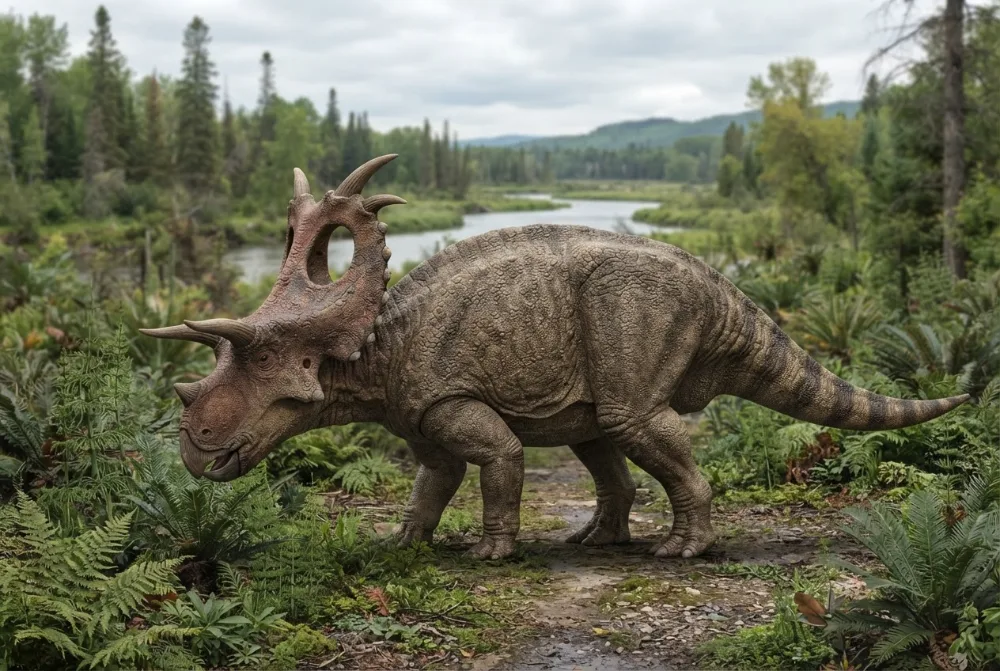 AI-made picture of Chasmosaurus