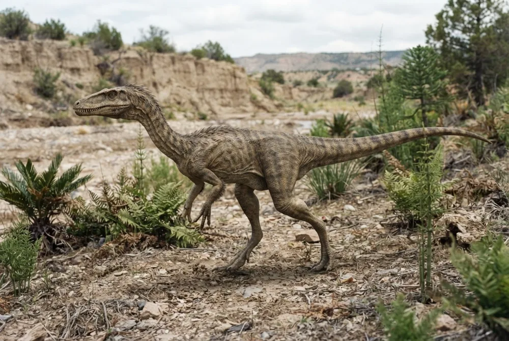 AI-made picture of Coelophysis