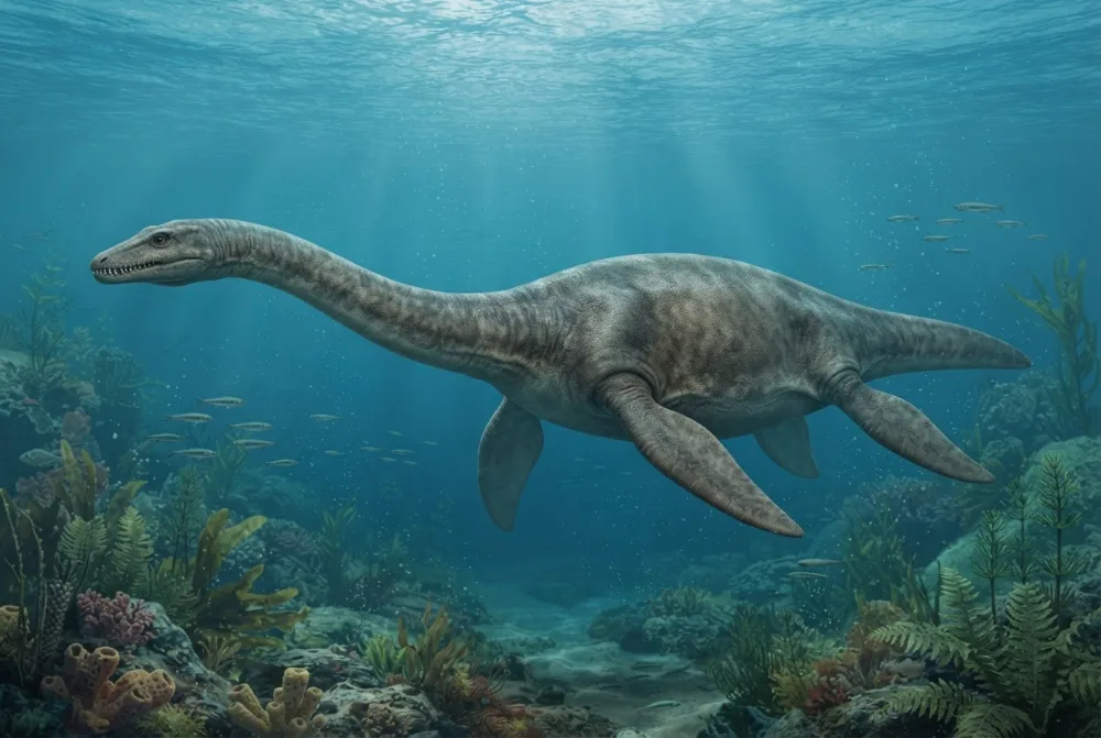 AI-made picture of Colymbosaurus