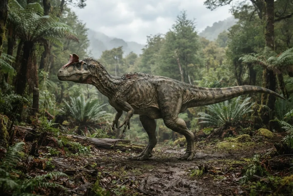 DI sukurtas paveikslėlis: Cryolophosaurus
