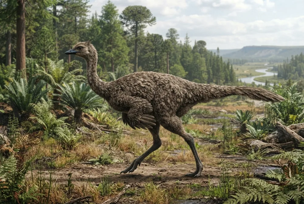 AI-made picture of Dromiceiomimus