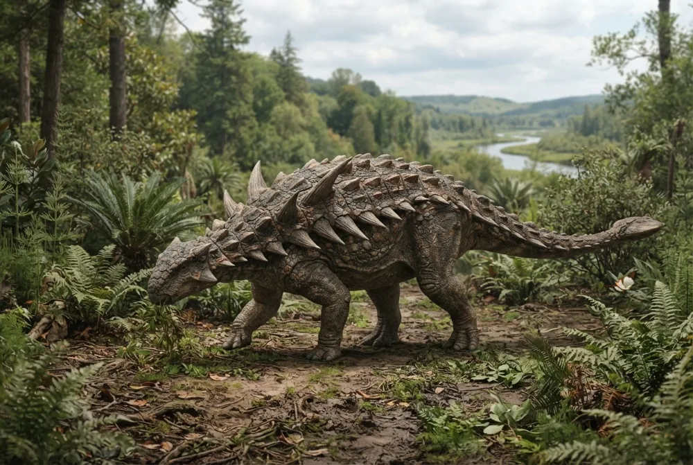 Edmontonia, tehisaru joonistatud