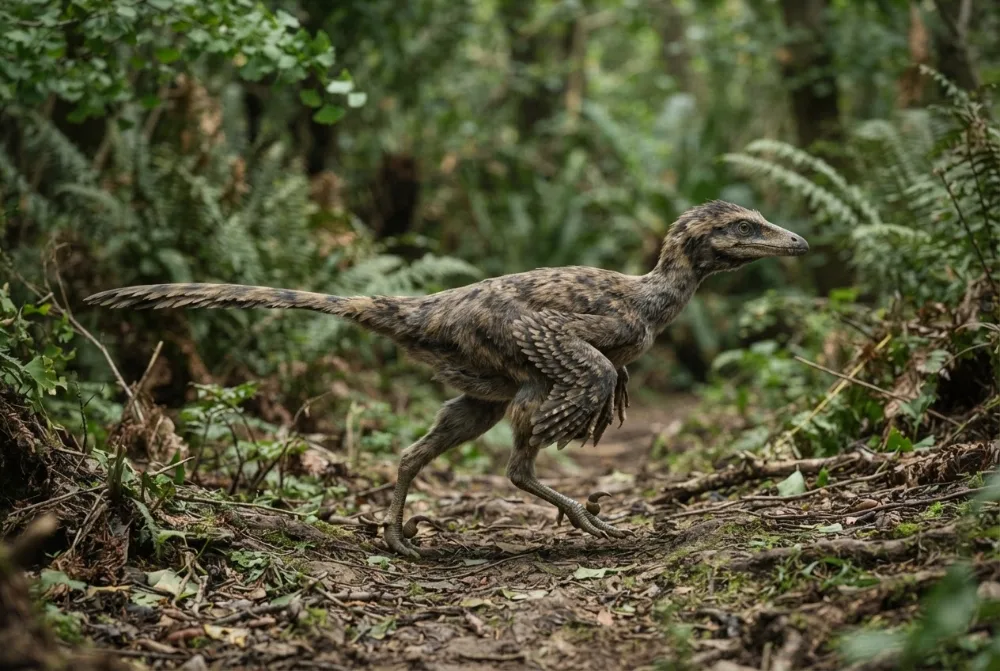 Eosinopteryx: obrázok vytvorený umelou inteligenciou