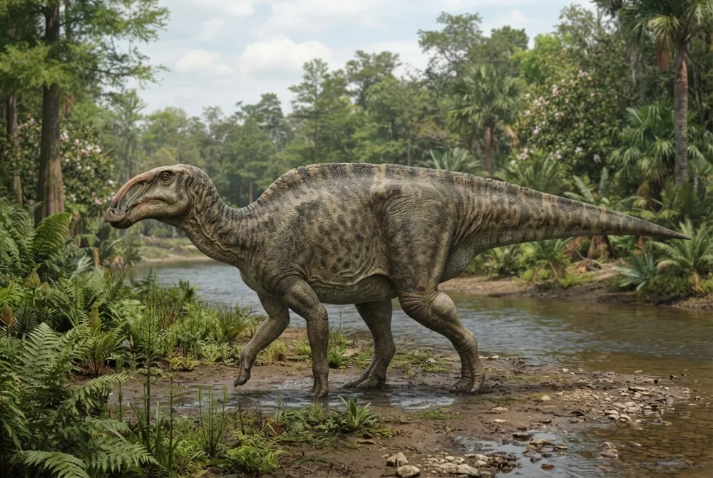 Gryposaurus, tehisaru joonistatud