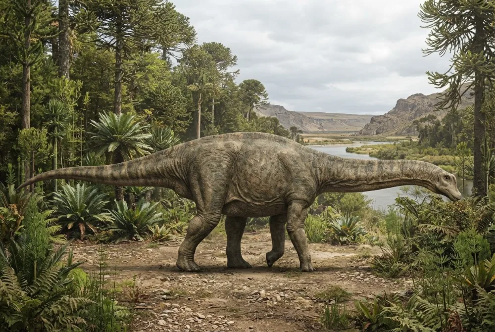 AI-billede af Haplocanthosaurus