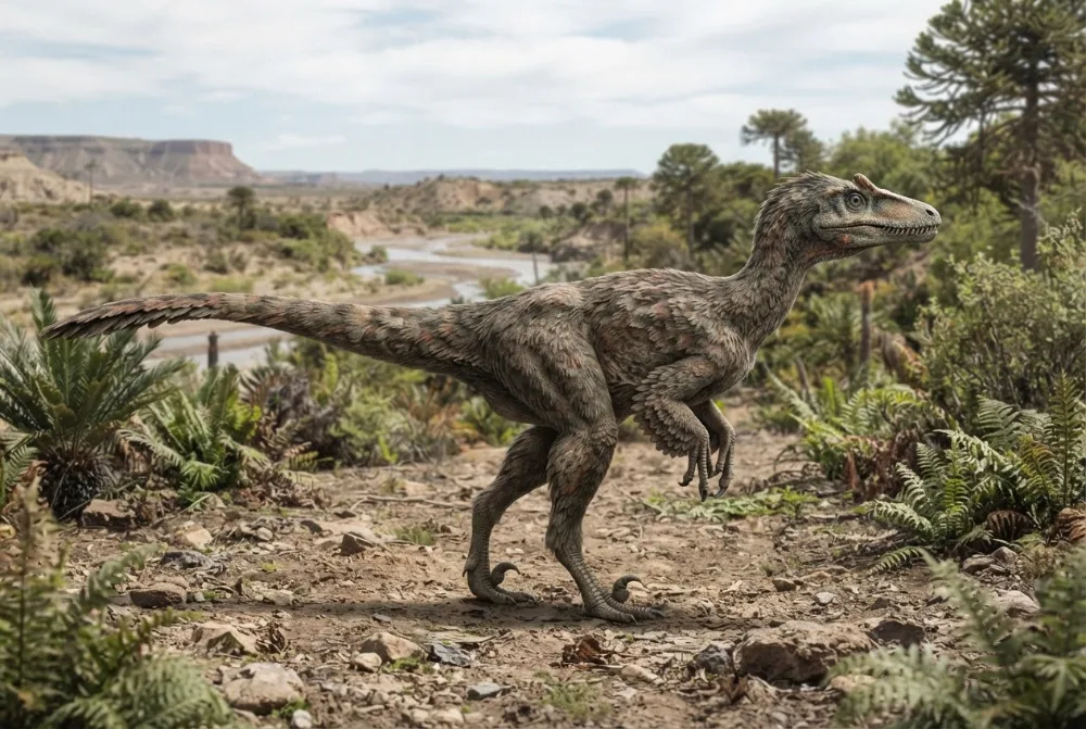 Изображение на Huinculsaurus, създадено с ИИ