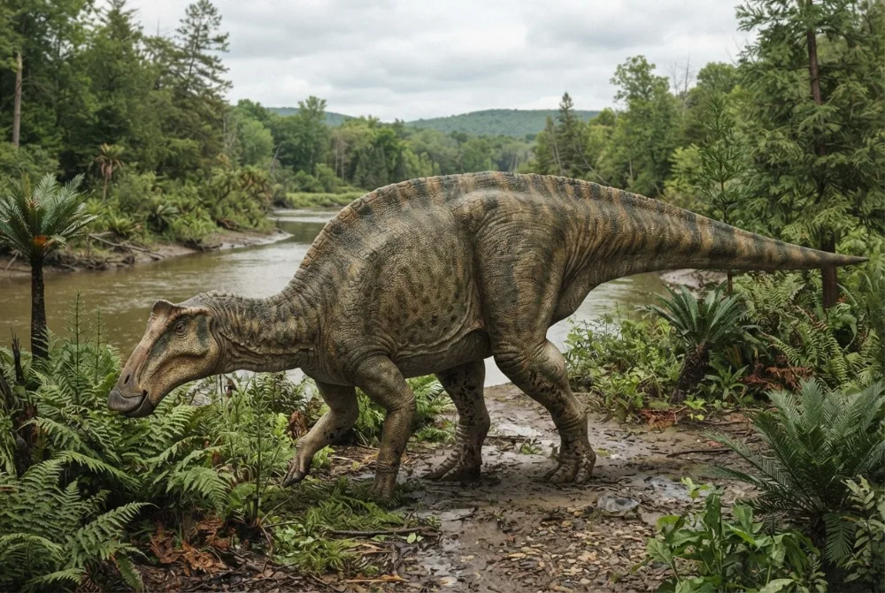 Kritosaurus, tehisaru joonistatud