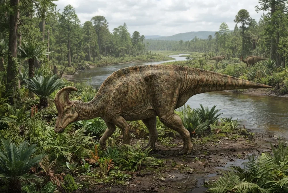 Natal Lambeosaurus ko AI waɗi