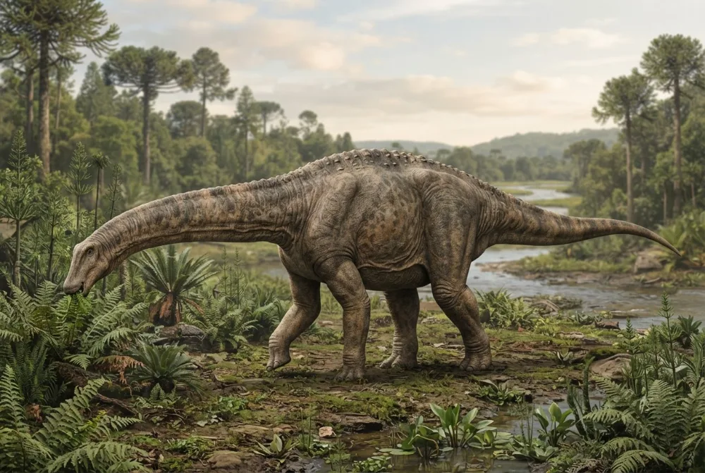 Lapparentosaurus: slika koju je izradila umjetna inteligencija