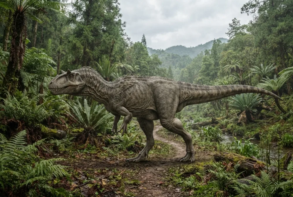 MI-vel készült kép: Leshansaurus