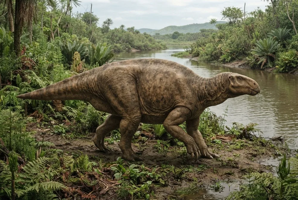 Z UI narejena slika živali Lurdusaurus
