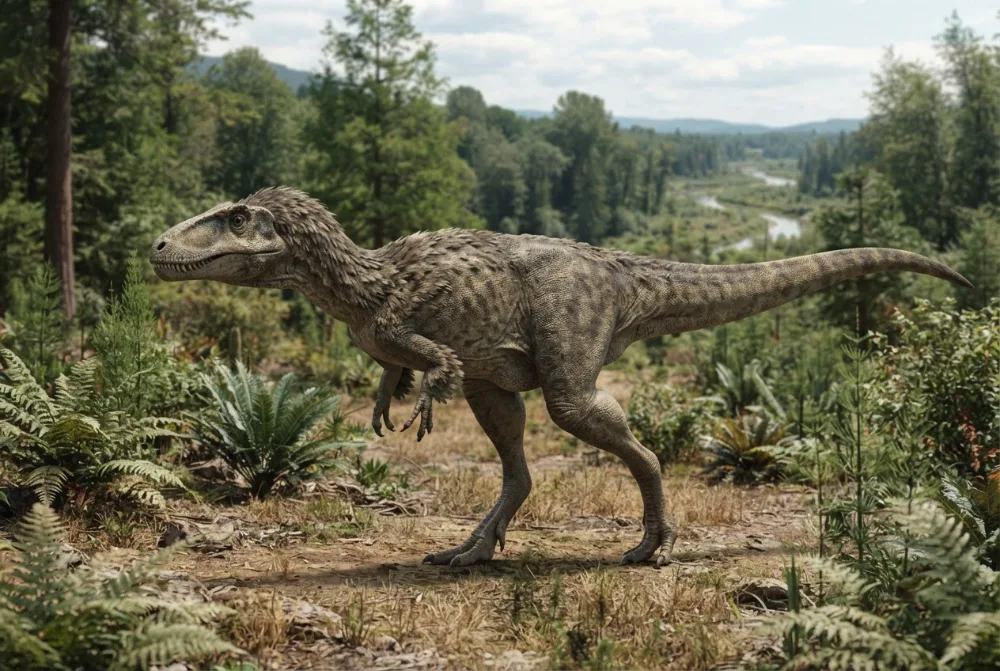 Nanotyrannus: obrázek vytvořený umělou inteligencí