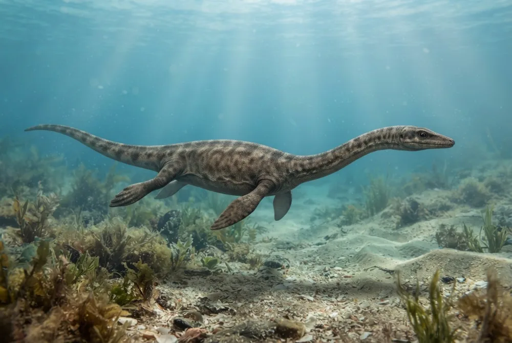 AI-made picture of Neusticosaurus