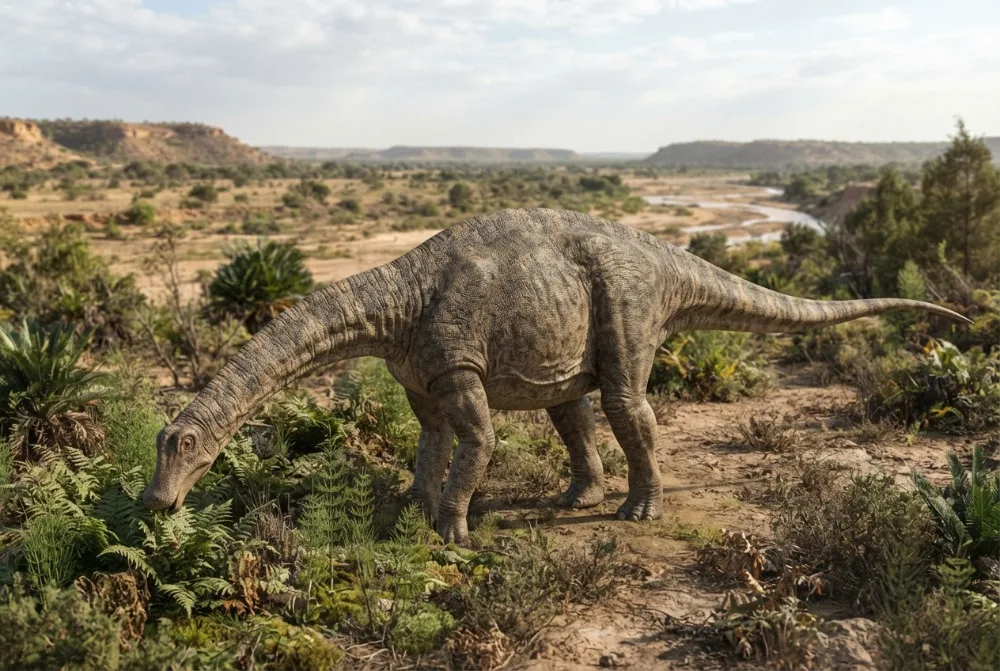 Z UI narejena slika živali Nigersaurus