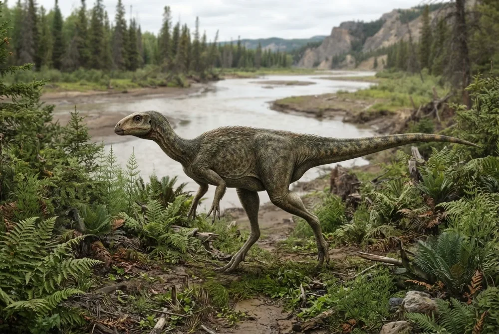Imagine făcută de AI cu Parksosaurus
