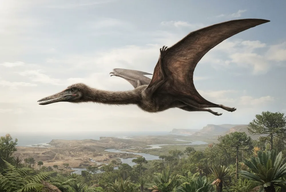 Phosphatodraco adlı hayvanın yapay zekâ ile yapılmış resmi