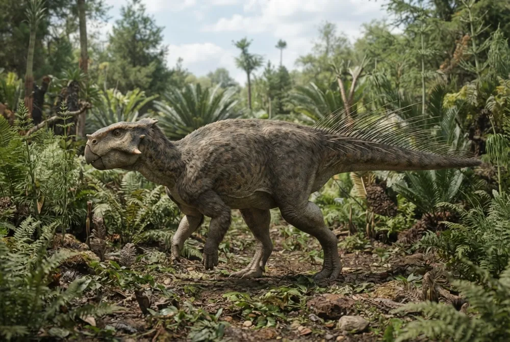 AI-made picture of Psittacosaurus