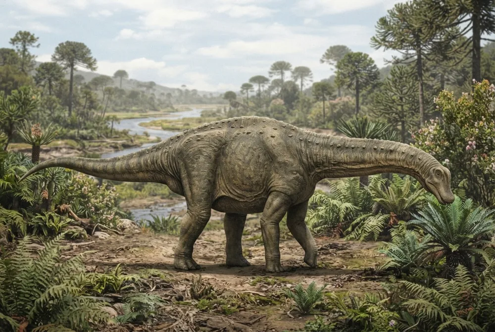 Εικόνα του Rinconsaurus φτιαγμένη με AI