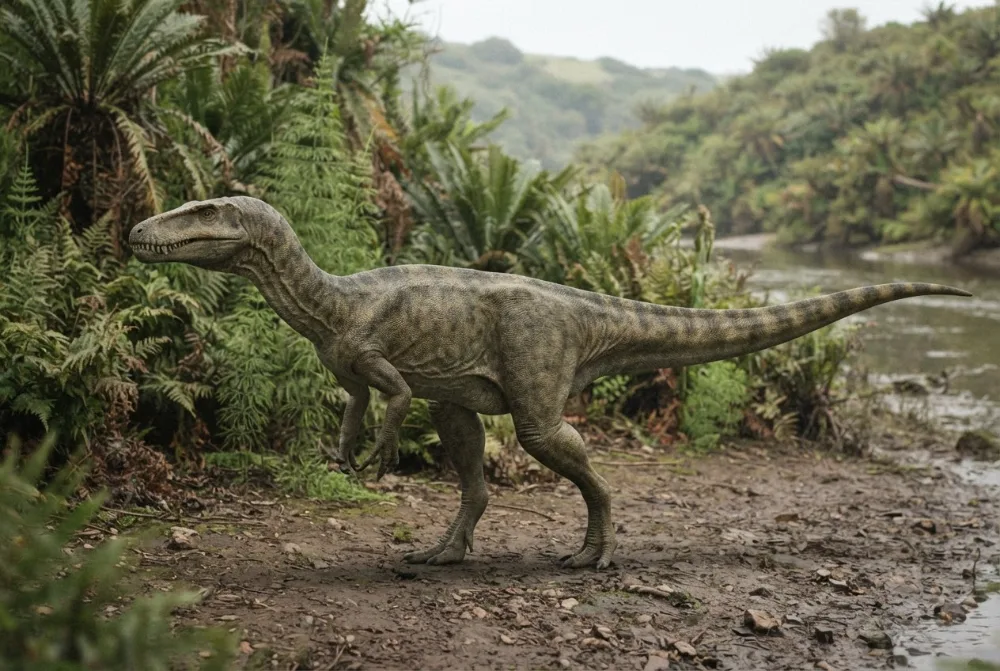 صورة مصنوعة بالذكاء الاصطناعي لـ Sarcosaurus