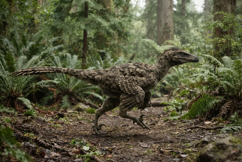 Saurornitholestes, tehisaru joonistatud