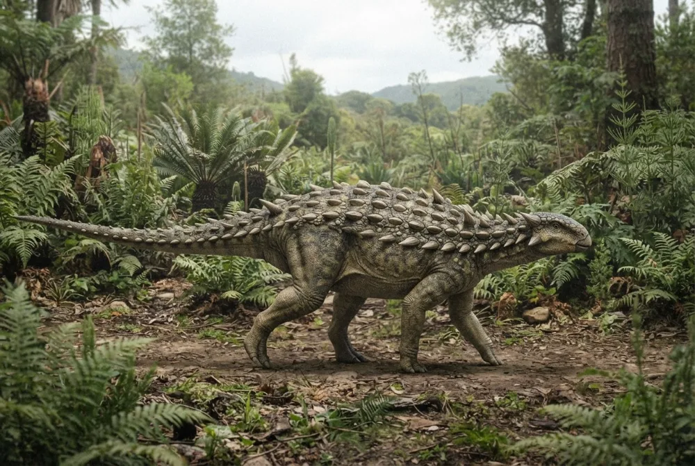 Scutellosaurus, tehisaru joonistatud