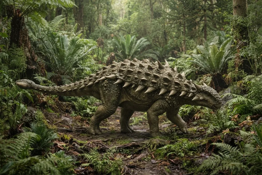 Z UI narejena slika živali Silvisaurus