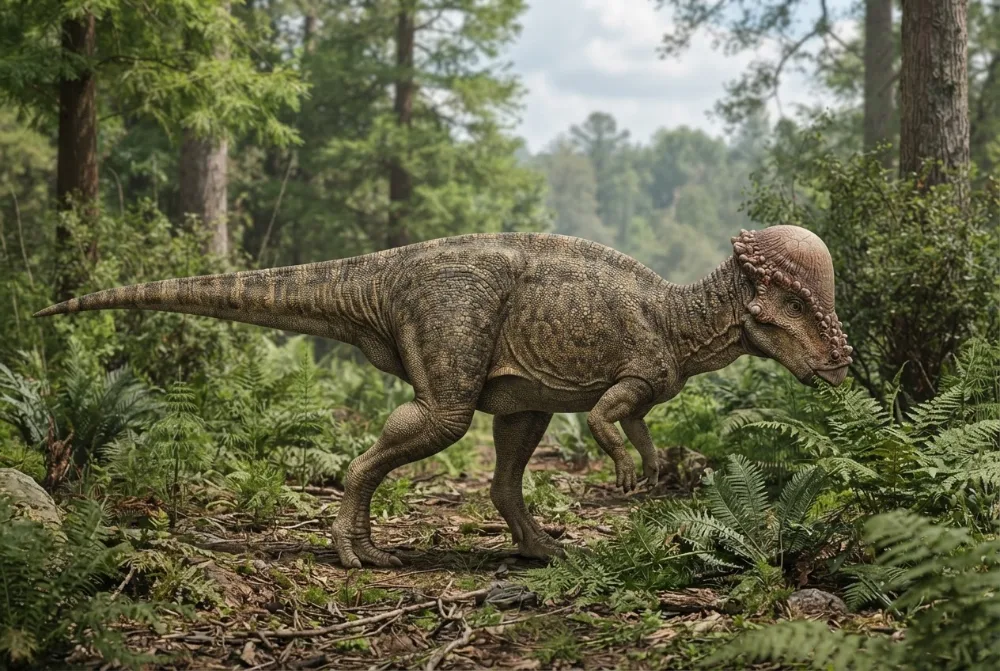AI-made picture of Stegoceras