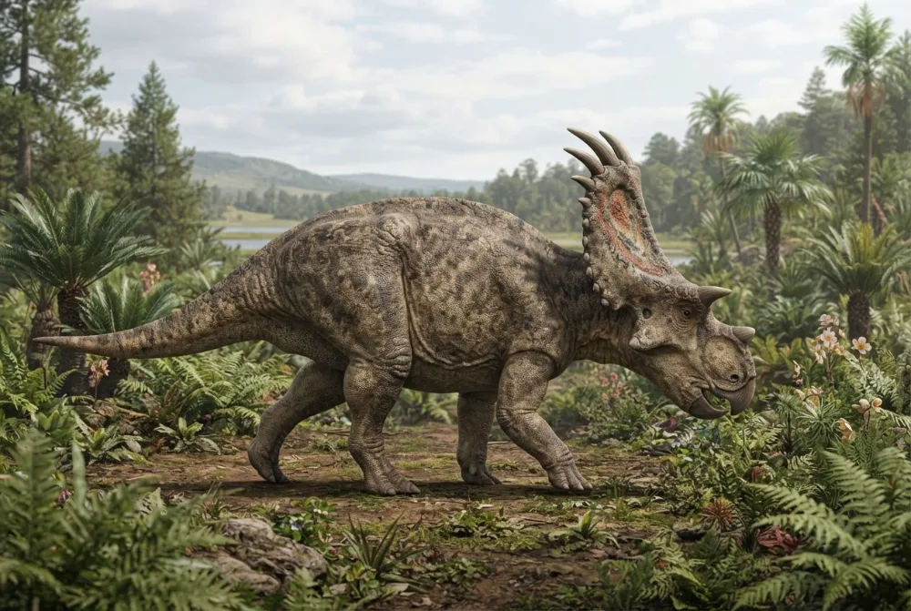 Utahceratops: obrazek zrobiony przez AI