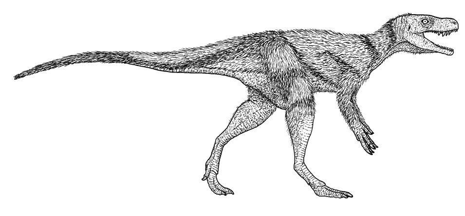 Artist's life restoration of Chindesaurus
