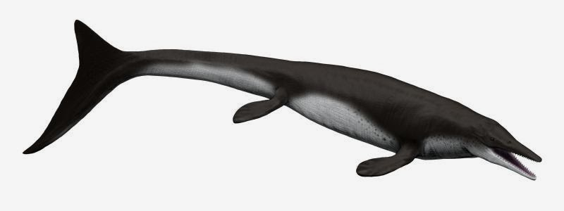 Artist's life restoration of Tylosaurus